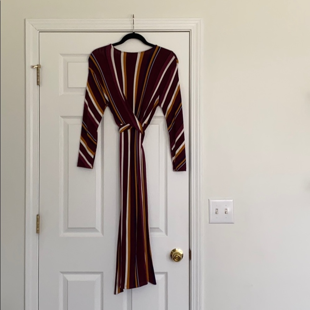 Bershka Midi tie dress (size xs)